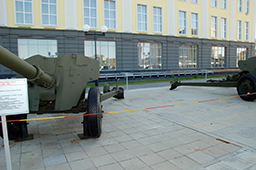 100-мм противотанковая пушка Т-12 (2А19) образца 1961 года, музей «Боевая слава Урала» 