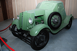 Бронеавтомобиль Д-8 образца 1931 года (макет), музей «Боевая слава Урала» 