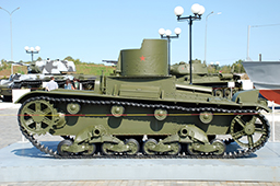 Лёгкий пулеметный танк Т-26 образца 1931 года, музей «Боевая слава Урала» 