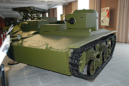 Плавающий танк Т-38 образца 1936 года, музей «Боевая слава Урала» 