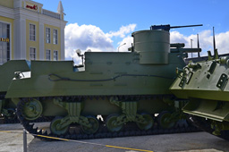 105-мм самоходная гаубица «Priest» M7B2, музей «Боевая слава Урала», г.Верхняя Пышма