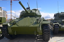 Лёгкий танк M24 «Chaffee», музей «Боевая слава Урала», г.Верхняя Пышма