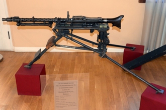 Немецкий 7,92-мм пулемёт MG 34 на тяжёлом станке, Ростовский областной музей краеведения