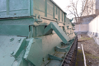 Большой танковый тягач БТТ из состава восстановительного поезда, Музей Северо-Кавказской железной дороги