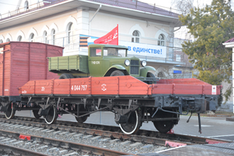 Двухосная платформа № 404-4797, Музей Северо-Кавказской железной дороги