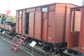 Двухосный крытый товарный вагон № 2-288-561 (канадского типа), Музей Северо-Кавказской железной дороги