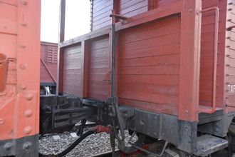 Двухосный крытый товарный вагон № 2-038-142, Музей Северо-Кавказской железной дороги
