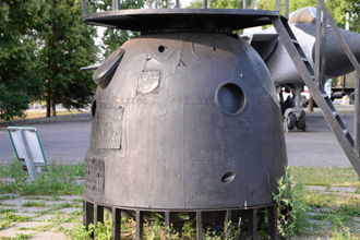 Спускаемый аппарат КА «Союз-25», «Музей боевой и трудовой славы» в Парке Победы, Саратов