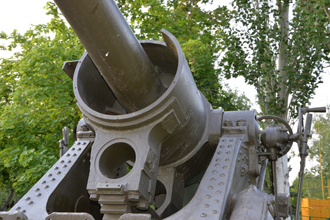 Стенд для испытаний 125-мм танковой пушки Д-81Т, «Музей боевой и трудовой славы» в Парке Победы, Саратов