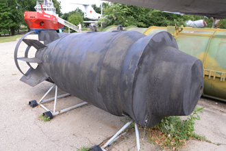 Фугасная авиационная бомба ФАБ-5000, «Музей боевой и трудовой славы» в Парке Победы, Саратов
