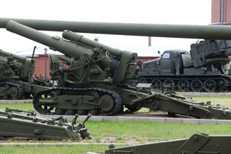 203-мм гаубица Б-4, Артиллерийский музей, СПб