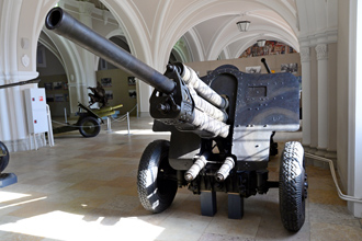 76-мм дивизионная пушка Ф-22-УСВ образца 1939 года, №2526, Артиллерийский музей, СПб