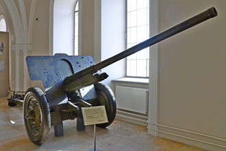 76-мм дивизионная пушка Ф-22 образца 1936 года, №387, Артиллерийский музей, СПб