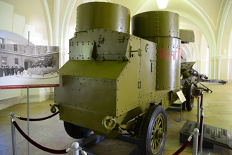 Бронеавтомобиль «Остин-Путиловец», Артиллерийский музей, СПб