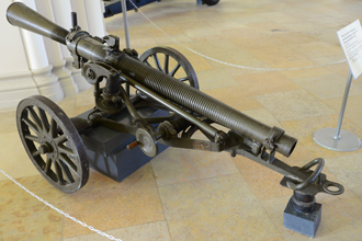 76-мм опытная батальонная динамореактивная пушка БПК конструкции Курчевского, Артиллерийский музей, СПб