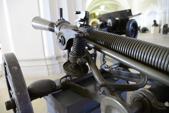 76-мм опытная батальонная динамореактивная пушка БПК конструкции Курчевского, Артиллерийский музей, СПб