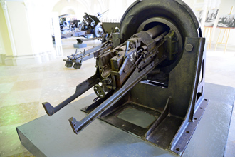 76-мм казематная установка Л-17, Артиллерийский музей, СПб