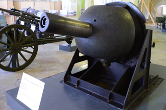 76-мм казематная установка Л-17, Артиллерийский музей, СПб