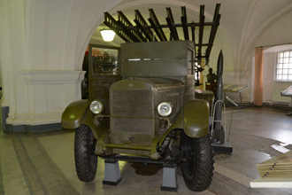 Боевая машина реактивной артиллерии БМ-13, Артиллерийский музей, СПб