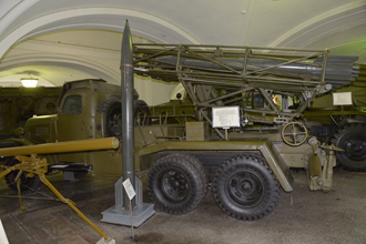 Боевая машина БМД-20 реактивной системы залпового огня МД-20 «Шторм-1», Артиллерийский музей, СПб