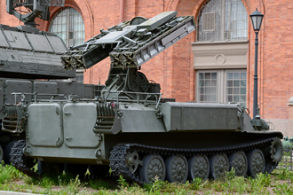 Боевая машина 9А35 ЗРК 9К35 «Стрела-10», Артиллерийский музей, СПб