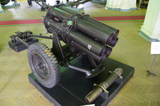 15-см реактивный миномёт Nebelwerfer 41, Артиллерийский музей, СПб