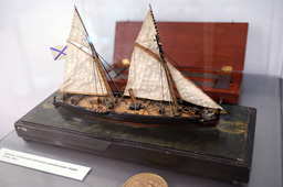 Модель трёхпушечной винтовой канонерской лодки «Туча», 1855 год, Центральный военно-морской музей
