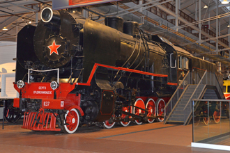 Паровоз СОм17-1137, Музей железных дорог России, Санкт-Петербург