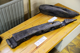 Фрагмент шпангоута 22-пушечного бриг-коттера «Dragon», Музей подводной археологии, г.Выборг