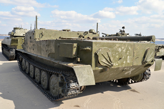 Командно-штабная машина БТР-50ПУМ1, Экспозиция военной техники на центральной набережной Волгограда
