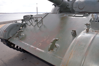 Средний танк Т-62, Экспозиция военной техники на центральной набережной Волгограда