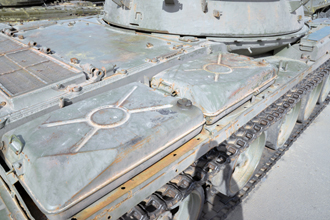 Средний танк Т-62, Экспозиция военной техники на центральной набережной Волгограда