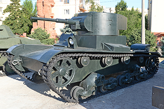 Лёгкий танк Т-26 (макет с подлинными элементами), Наружная экспозиция музея-панорамы «Сталинградская битва», Волгоград