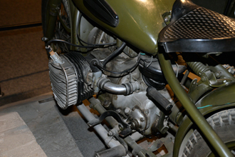 Нижнеклапанный оппозитный двигатель мотоцикла М-72, Музей-панорама «Сталинградская битва»