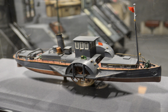 Модель парохода «Ласточка», Музей-панорама «Сталинградская битва»