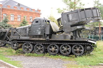 Машина для отрывки котлованов МДК-2м, Выставка инженерной техники в ПКиО «Волжский»