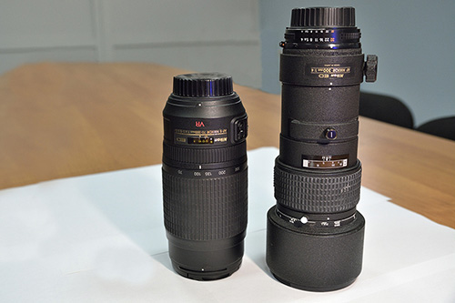 Nikon 70-300 f/4-5.6 AF-S VR и Nikon 300 f/4 AF-D 