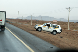 Патрульный автомобиль иорданских гаишников