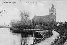 Die gotische St.Georgs Ordenskirche in Friedland