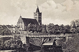 Die gotische St.Georgs Ordenskirche in Friedland