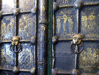 Западные врата (фрагмент), Рождественский собор, Суздаль